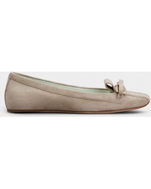Roger Vivier Virgule Ballerinas - Grey
