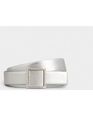 Roger Vivier Trompette Belt - White