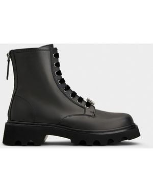 Roger Vivier Viv' Rangers Truck Booties - Black