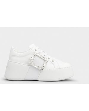 Roger Vivier Viv' Skate Trainers - White