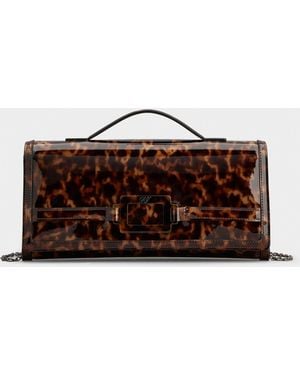 Roger Vivier Belle Vivier Clutch - Brown