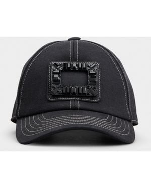 Roger Vivier Viv' Skate Baseball Cap - Black