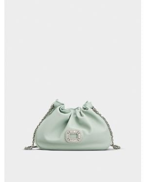 Roger Vivier Pilgrim Micro Bag - Green