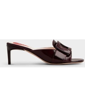 Roger Vivier Viv' Canard Mules - Red