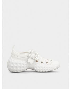 Roger Vivier Viv' Run Light Trekky Trainers - White