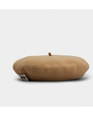 Roger Vivier Efflorescence Beret - White
