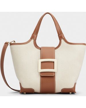 Roger Vivier Belle Vivier Mini Shopping Bag - White