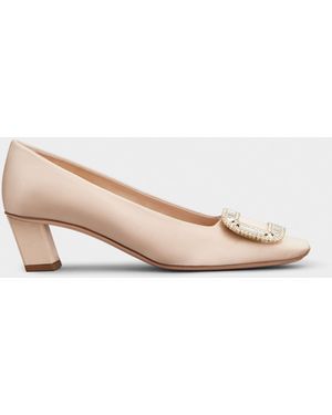 Roger Vivier Belle Vivier Court Shoes - Natural