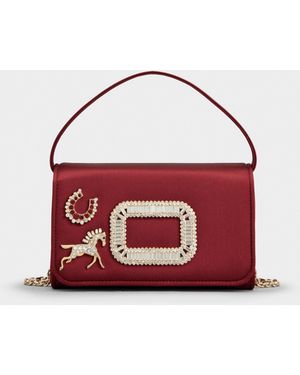 Roger Vivier Pilgrim Micro Bag - Red