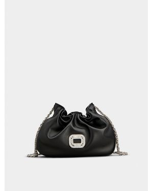 Roger Vivier Pilgrim Micro Bag - Black