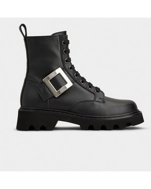 素敵 ★ Roger Vivier Wallaviv black leather boots ブーツ Roger Vivier | Wallaviv black leather boots | Savannahs