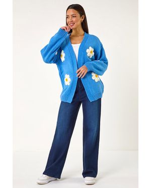 D.u.s.k Daisy Knit Cardigan - Blue
