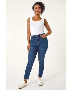 Roman Petite Skinny Stretch Jeans - Blue