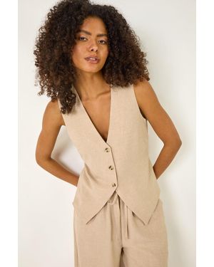 D.u.s.k Waist Coat - Natural