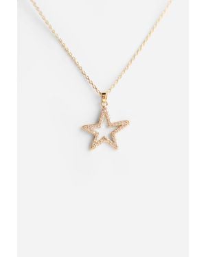 Lilly-and-Hope Cubic Zirconia Star Necklace - Metallic