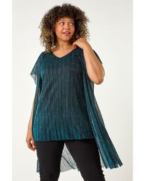 Roman Curve Plisse 2 - Blue