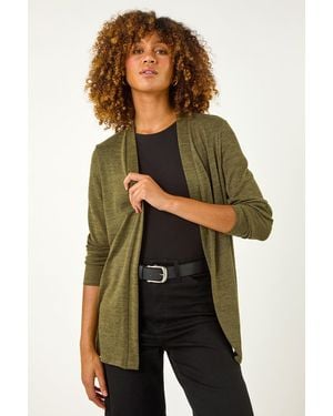 Roman Soft Knit Cardigan - Green