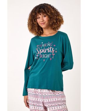 Roman Spirits Bright Pyjama Set - Blue