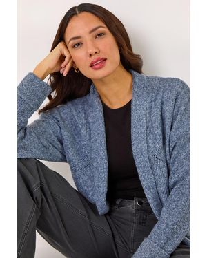 Roman Pocket Knit Cardigan - Blue