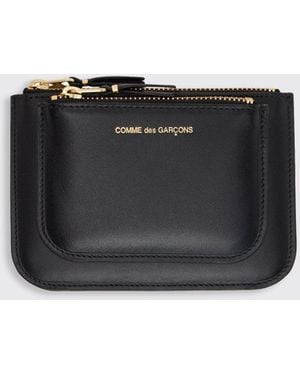 Comme des Garçons Outside Pocket Wallet - Black