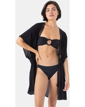 Roxy Sun Kissed Kimono Cover Up - Black