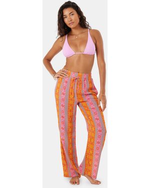 Roxy Beachside Cover Up Pant - Red