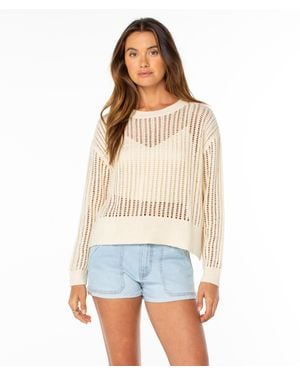 Roxy Flipside Sweater - White