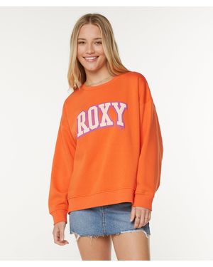 Roxy Morning Hike Crewneck - Orange
