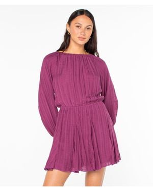 Roxy Sun Seeker Mini Dress - Purple
