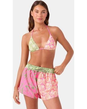 Roxy Stay Wild No Bad Waves Boardshort - Red