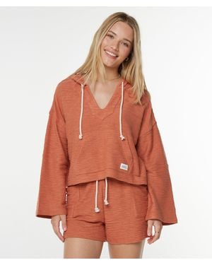 Roxy Rich Coast Poncho - Orange