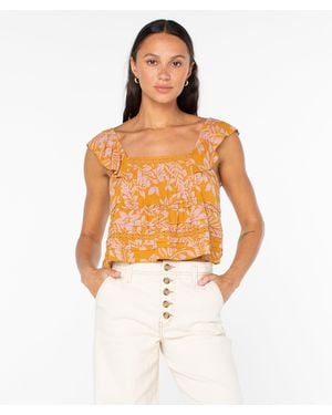 Roxy Coastal Rays Top - Orange