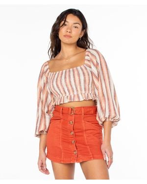 Roxy Sorrento Shores Top - Red