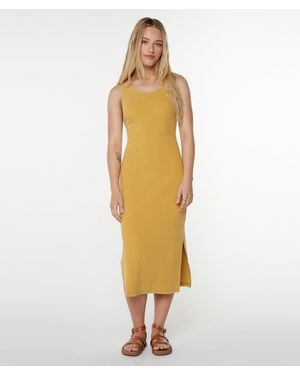 Roxy City Lights Midi Dress - Metallic