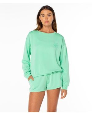 Roxy Surfing By Moonlight Top - Green