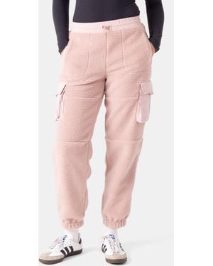 Roxy Rita Sherpa Jogger - Pink