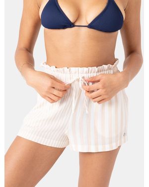Roxy Stripe Out Cover Up Short - Blue