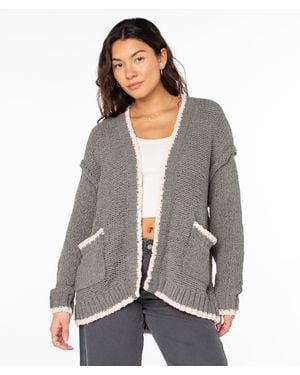 Roxy Cozy Cruiser Cardigan - Gray