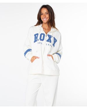 Roxy Sunset Zip Top - White
