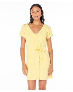 Roxy Kona Mini Dress - Yellow