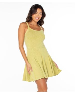 Roxy Take You There Mini Dress - Yellow