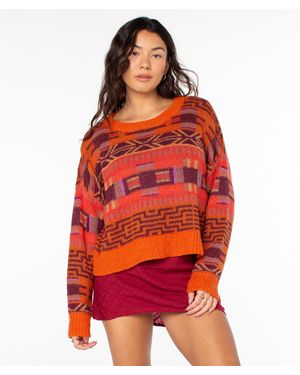 Roxy Free Spirit Sweater - Red