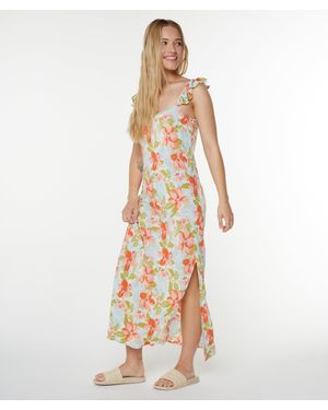 Roxy Daydreamer Midi Dress - Metallic