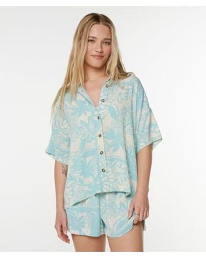 Roxy Kokomo Camp Shirt - Blue