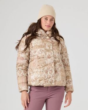 Roxy Abby Quilted Puffer - Brown