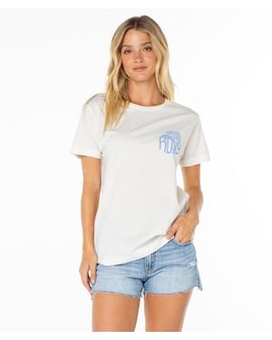 Roxy High Tides Tee - White