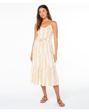 Roxy Azalea Floral Dress - Natural