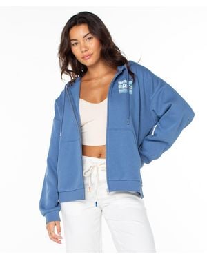 Roxy Evening Lineup Hoodie - Blue