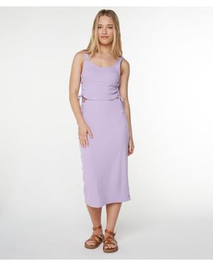 Roxy Surf Stoked Midi Dress - Purple