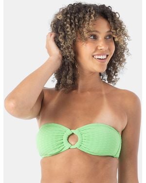 Roxy Haleiwa Bandeau Bikini Top - Green